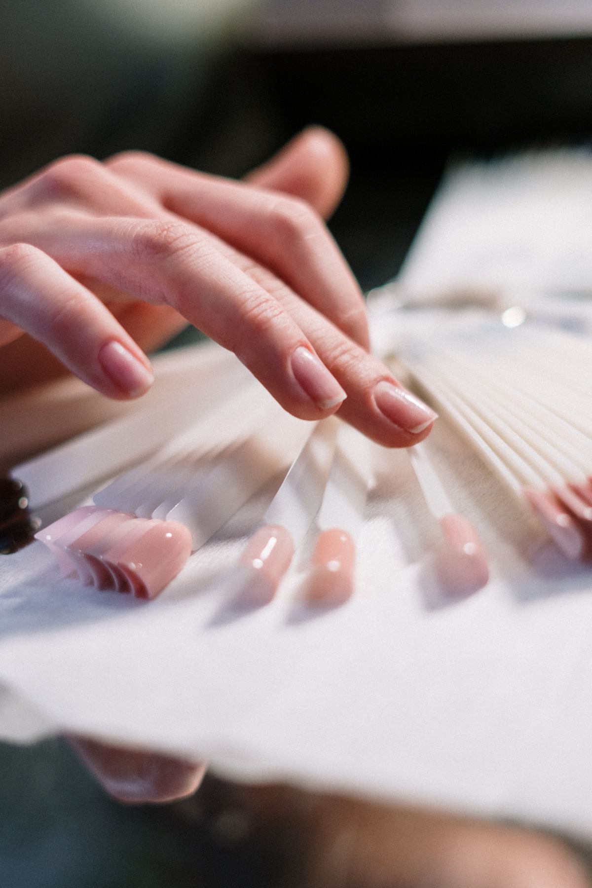 Manicure detail — nail art studio imagery